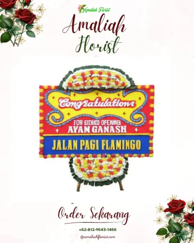 Bunga Papan Congratulation di Luwunggede